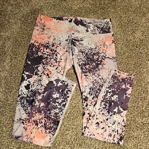 Women's Abstract Print Workout Leggings